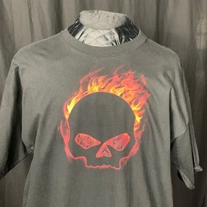 XXL Willie G West Coast Glasgow Scotland Harley Davidson T-shirt